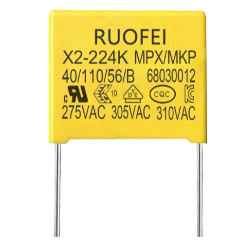 RUOFEI klasse X2 Film Kondensatorer 275V sikkerhedsboks kondensator AC mkp x2 kondensator, med forskellige certifikater
